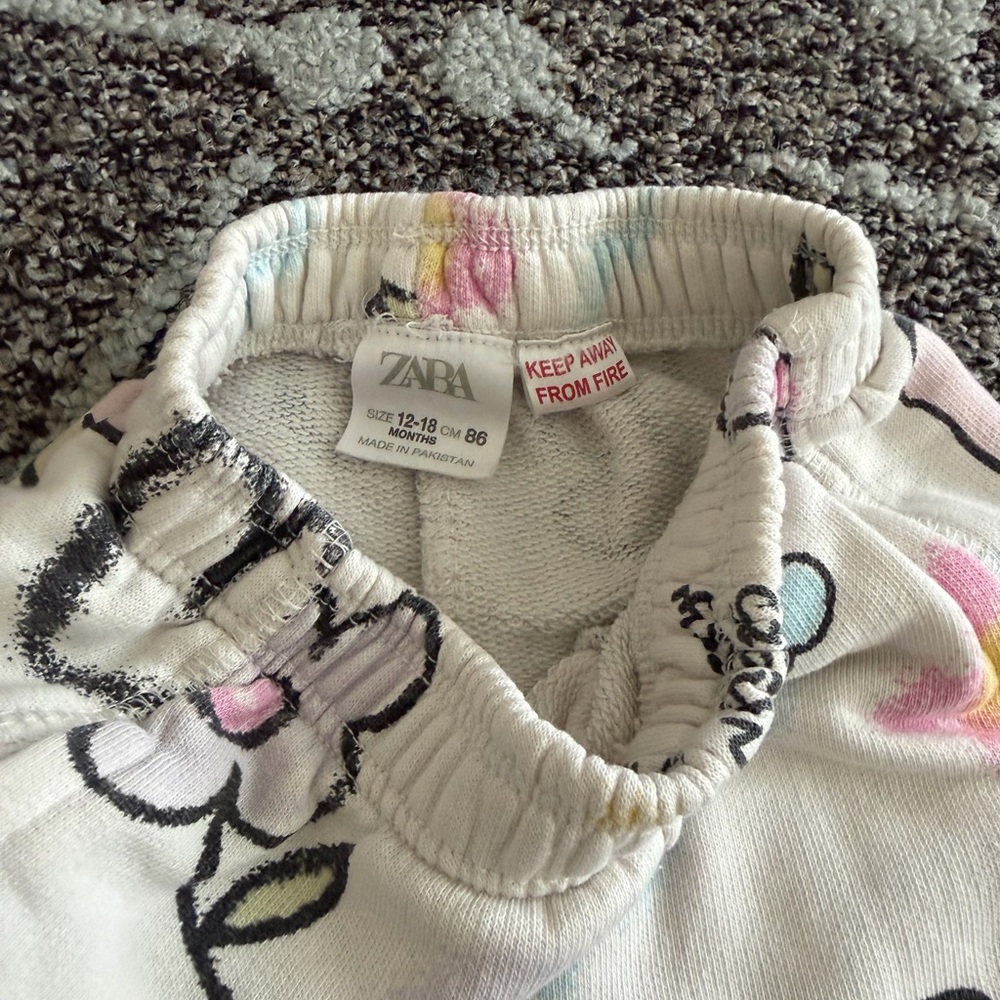 Zara Multicolor Floral Baby Top